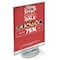 Azar Displays Two-Sided Revolving Acrylic Sign Holder Frame 8.5"W X 11"H, PK2 252942 - alternate 2